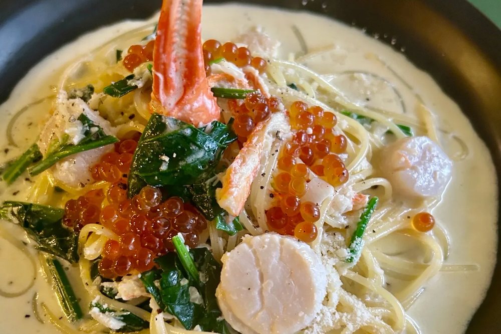 クリーム系パスタの一例